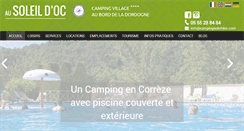 Desktop Screenshot of campingsoleildoc.com