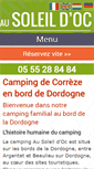 Mobile Screenshot of campingsoleildoc.com